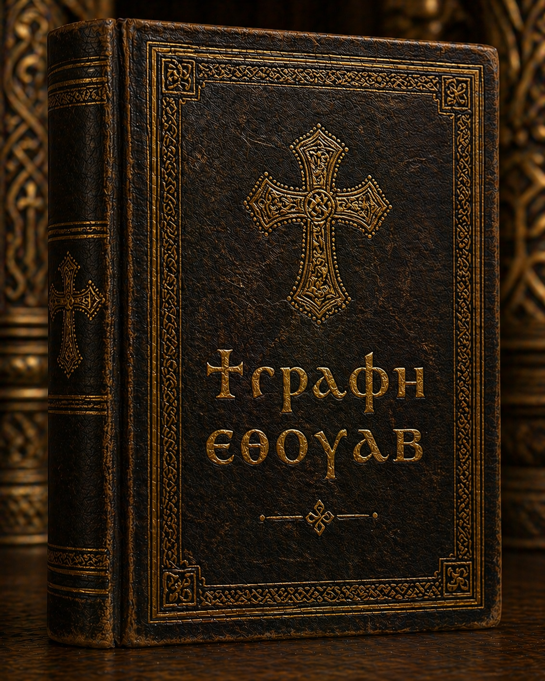 Coptic Bible cover