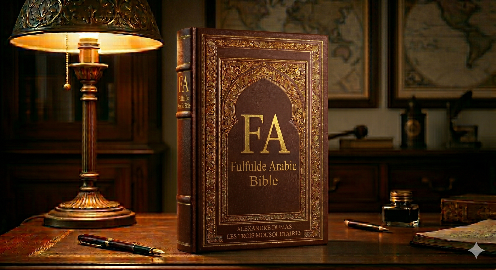 Fulfulde Arabic Bible cover