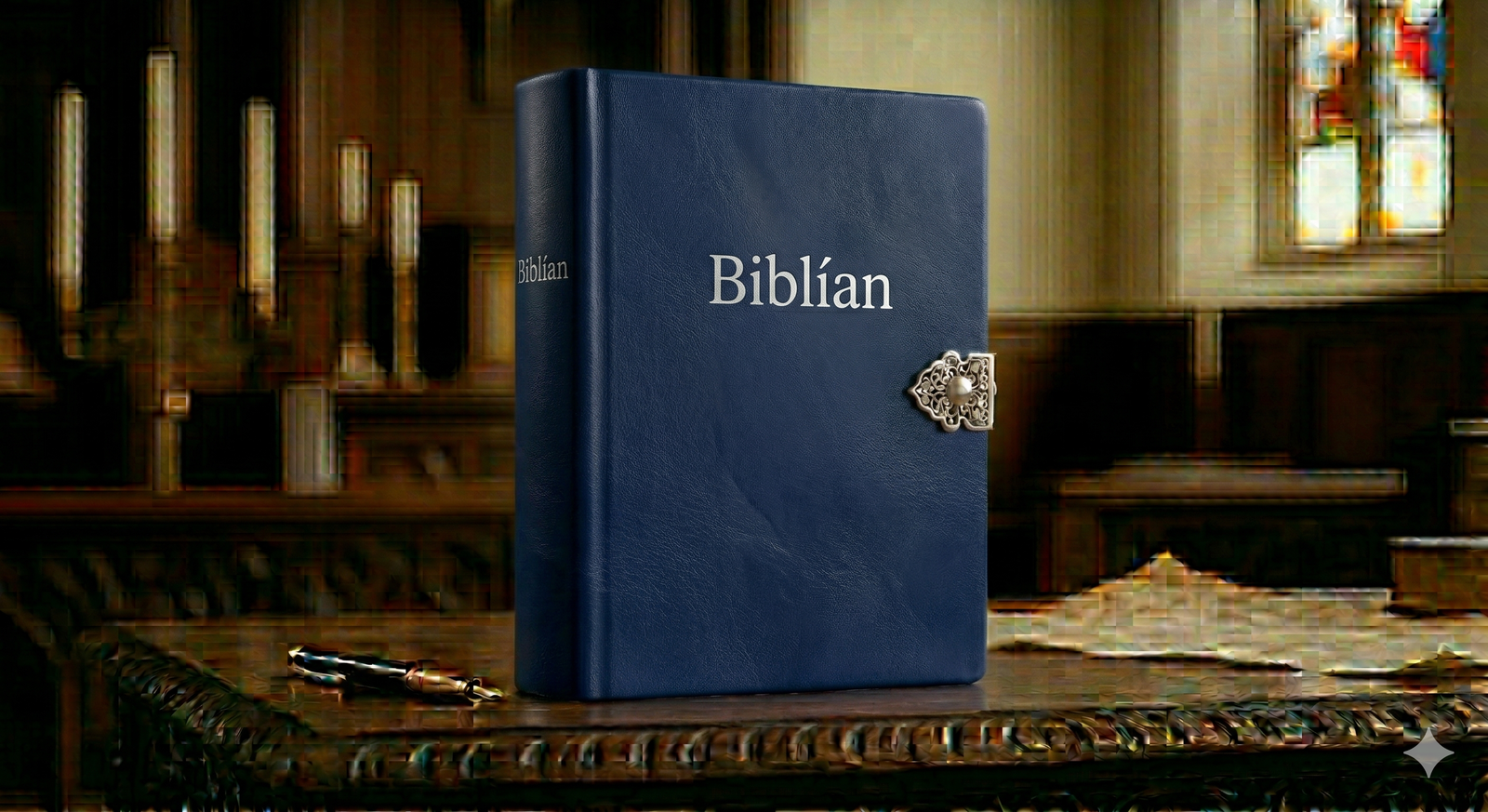 Icelandic Bible cover