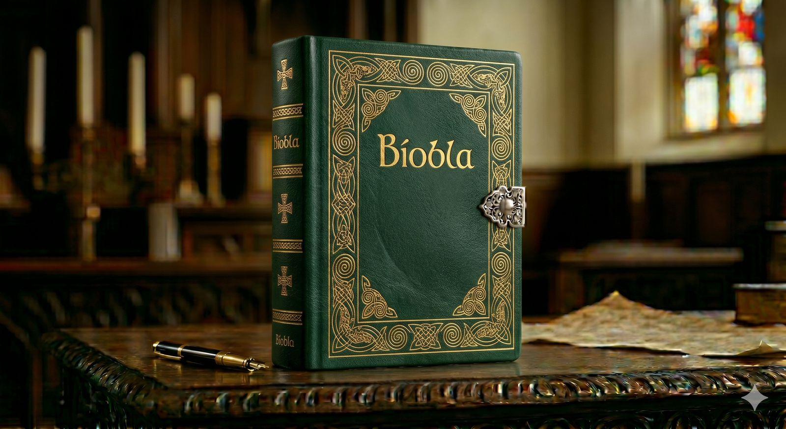 Irish Bible cover