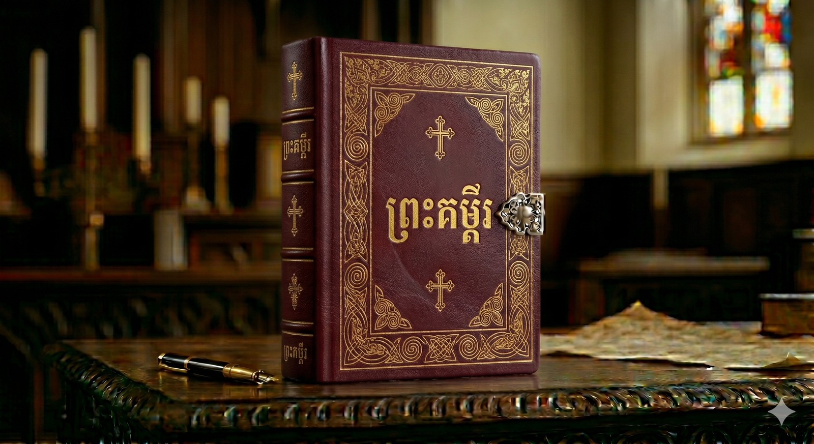 Khmer BFBS Bible cover