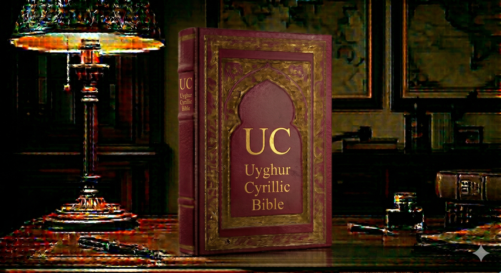 Uyghur Cyrillic Bible cover